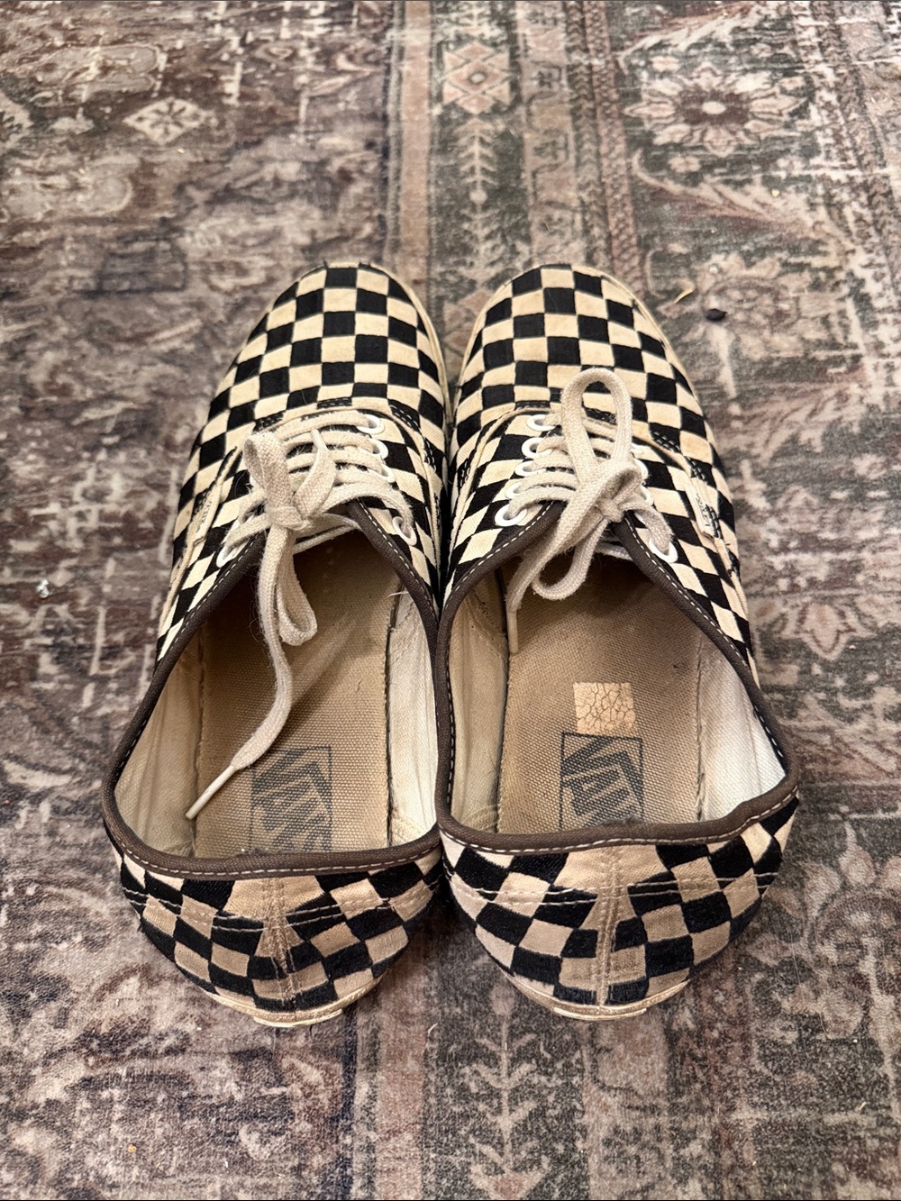 Well worn vans 9.5